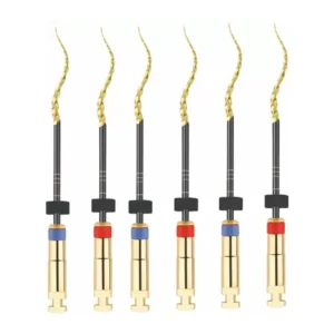 Micro Mega Hero Gold Rotary Files -21mm (Pack of 6)