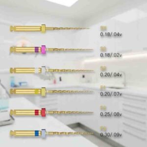 Premium Taper Gold Rotary Files - 21mm